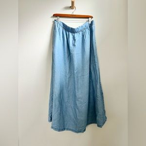 H&M Denim Maxi Skirt